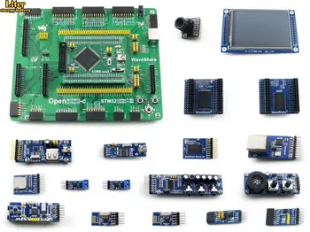 

Open407Z-C Package B=STM32 Board STM32F407ZxT6 ARM Cortex-M4 STM32 Development Board+3.2' TFT 320x240 Touch LCD+16 Modules Kit