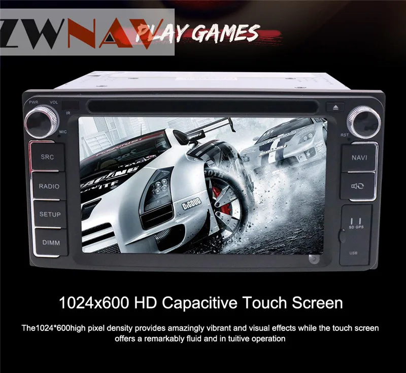Clearance Android 8.0 Car DVD Player GPS Navigation Headunit Multimedia GPS SAT NAV For Toyota Most of 2DIN 200*100 Radio 4