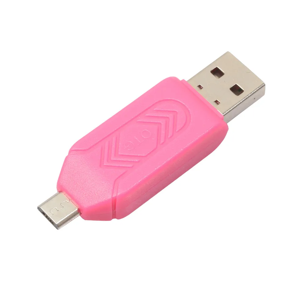 Мини USB 2 0 + OTG Micro SD/SDXC TF кардридер адаптер U диск July11 #2 Прямая поставка | Компьютеры