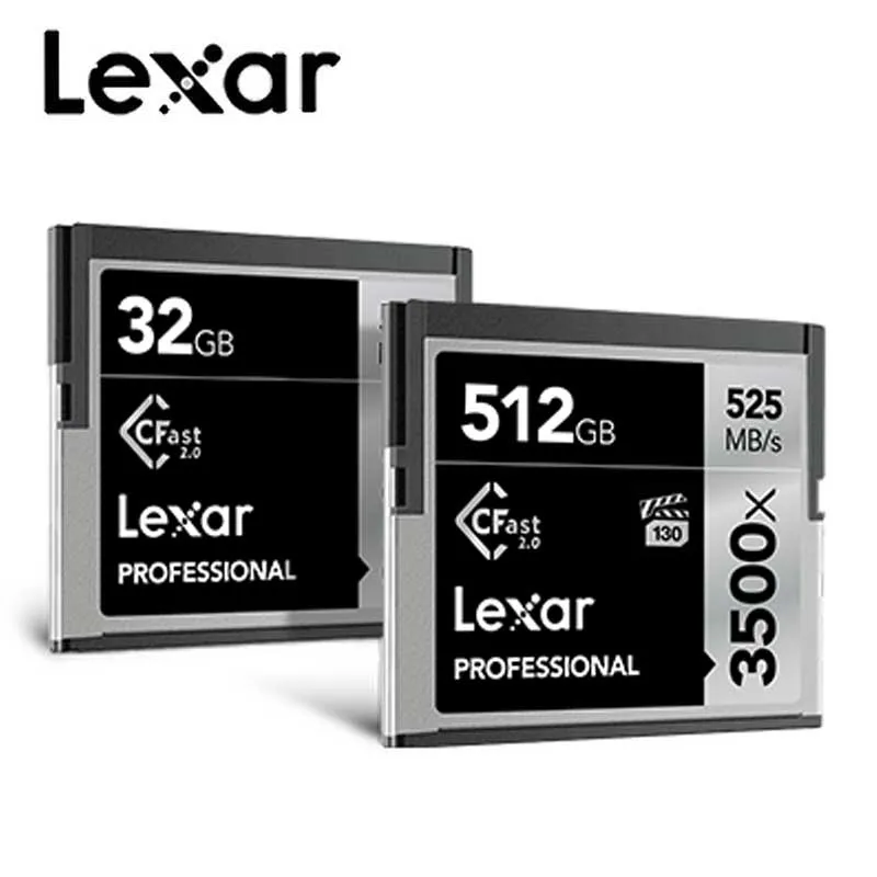 Оригинальная карта памяти Lexar Cfast 2 0 3500X 525 м/с 64G 128G 256G 512G Профессиональная
