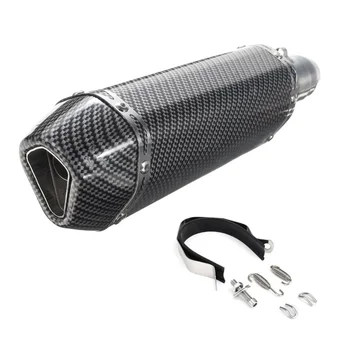 

Modified Motorcycle E-Mark AK-P511 Exhaust Pipe Universal Muffler For CB CRB YZF TTR KTM EXC R6 ZX-6R ZX-10R GSXR Scooter ATV