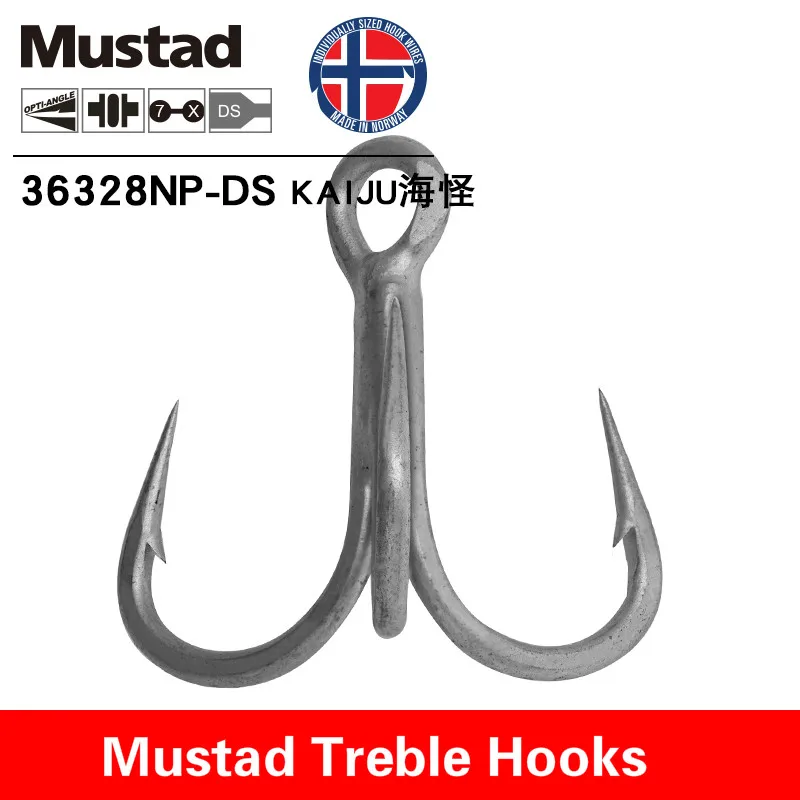 Mustad тройные Крючки морские прочные высокопрочные рыболовные крючки глубоководные морские серебряные колючие Крючки из углеродистой стали Якорные крючки 3/0-7/0