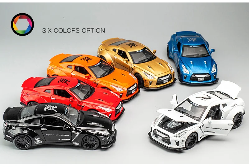  New 1:32 NISSAN GTR Race Alloy Car Model Diecasts & Toy Vehicles Toy Cars Free Shipping Kid Toys Fo