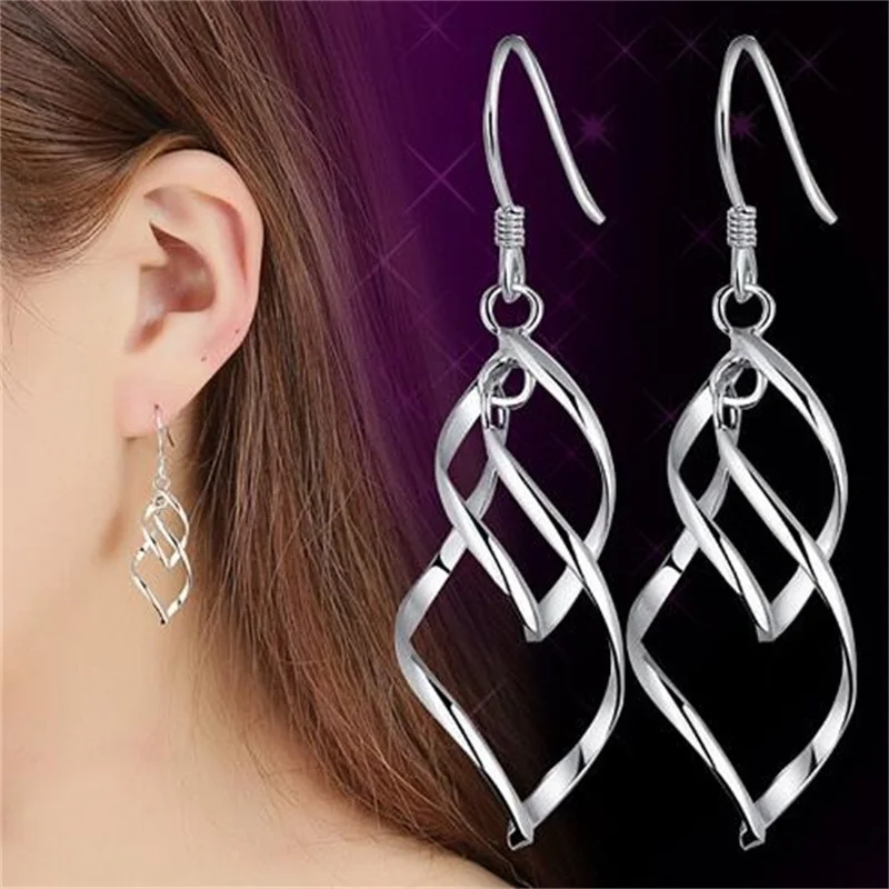 Большие длинные серьги капельки женские Bijoux в виде листьев|drop earrings|earrings dropswomen