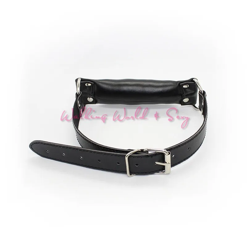 Soft Pu Leather Stick Mouth Gag Dog Bone Plug Fetish Slave Gag Harness Bondage Restraint Adult Game Sex Toys For Couple Flirting (4)