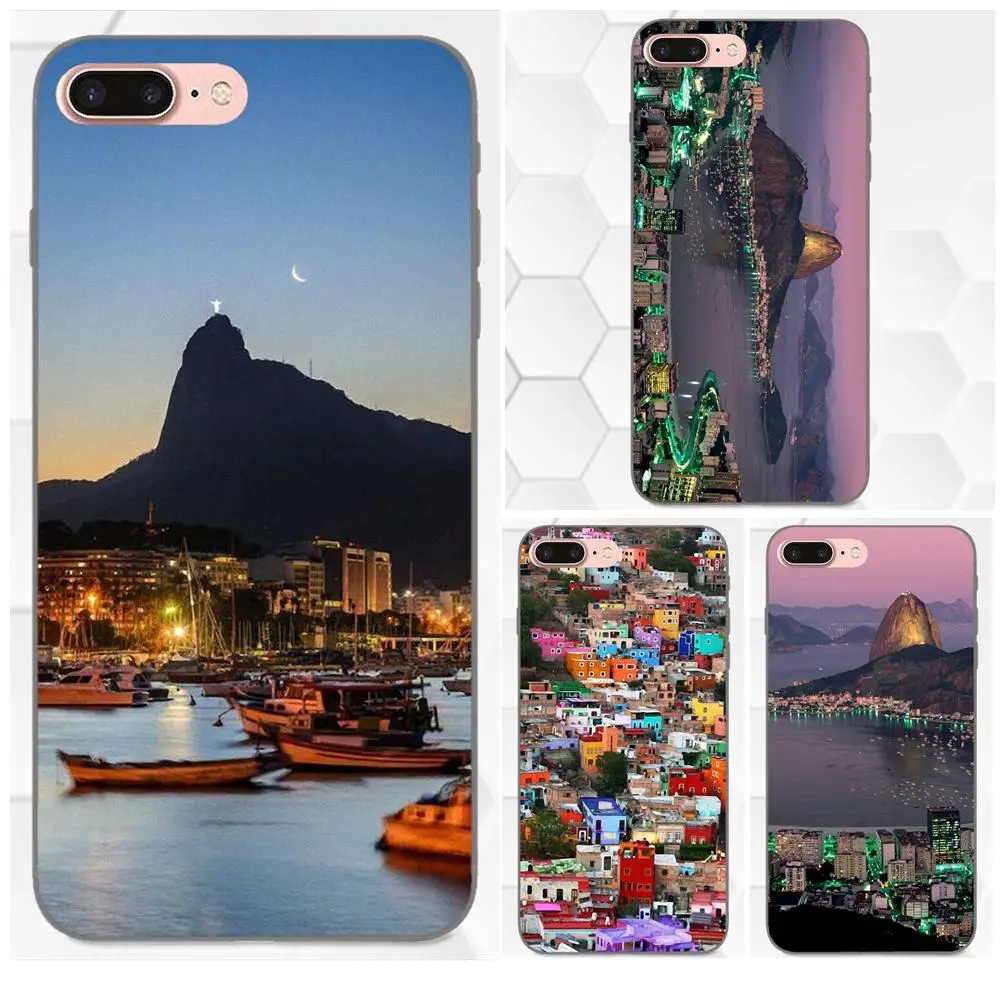 Rio De Janeiro For Huawei Y3 Y5 II Y6 Y7 Y9 nova 2 Plus 2S 3i 4 Lite Prime 2017 2018 2019 Soft Phone Skin | Мобильные телефоны и