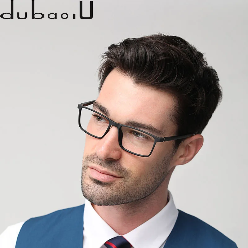 

TR90 Men Eyeglasses Frame Brand Designer Computer Myopia Clear Optical Prescription Spectacle Frames Narrow Border #MZ04-01