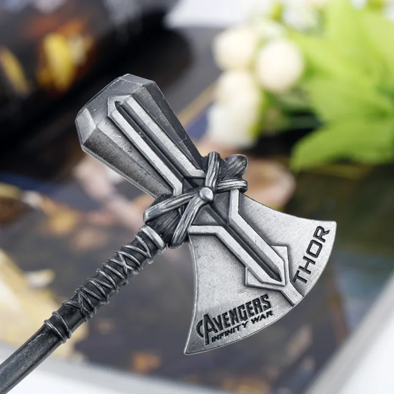 Мстители Endgame Тор Stormbreaker брелок Косплей Опора металлические аксессуары цепочки для ключей брелок Storm axe Тор Odinson