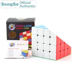 ShengShou камень 4x4x4 Magic Cube SengSo не Стикеры конкурс 4x4 Rubikeds Cubo Magico Непоседа игрушки Скорость Cube Puzzle Развивающие