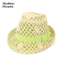 Летние плетеные соломенные фетровые шляпы унисекс ручной работы, однотонные мужские и женские вечерние кепки в стиле джаз, для официальных мероприятий, Sandbeach, Солнцезащитная шляпа хорошего качества