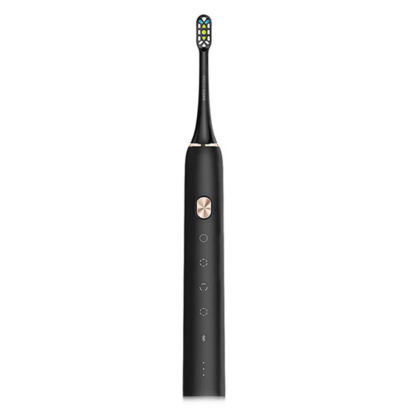 Soocas X3 USB Беспроводная зарядка электрическая зубная щетка xiaomi soocare sonic зубная щетка 4 режима очистки для взрослых ультра звуковая зубная щетка приложение - Цвет: black