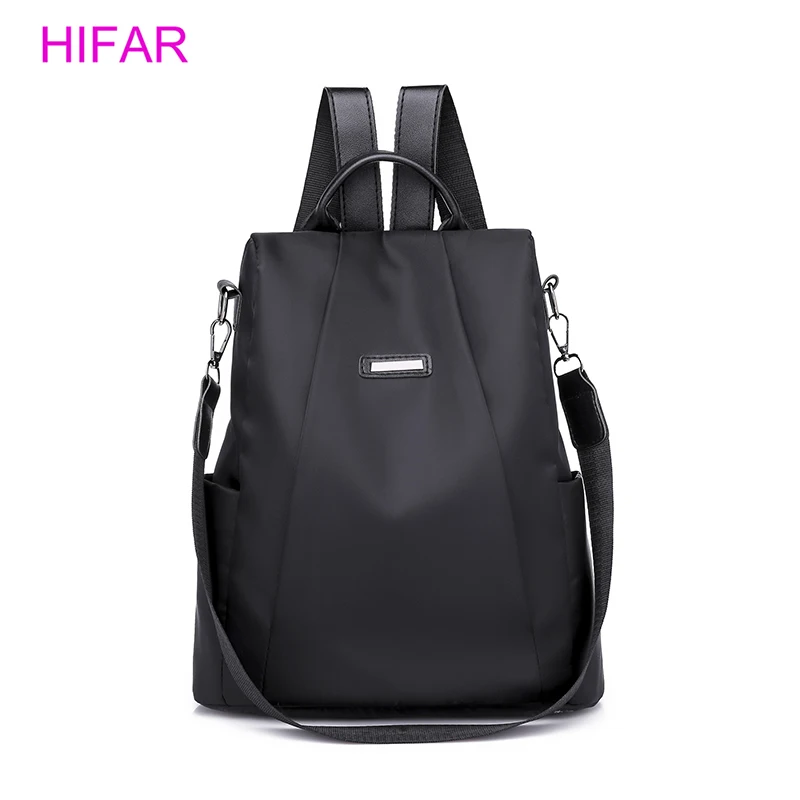 

HIFAR Anti-theft Nylon Backpack Female Designer School Bags For Teenager Girl Waterproof Travel Backpack Women Bagpack 2018 New