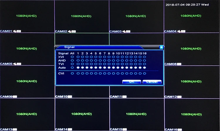 1080P 2mp CCTV Camera XMeye Hi3521A 16 Channel 16CH 1080N 6 in 1 Hybrid Wifi XVI TVi CVI NVR AHD DVR Surveillance Video Recorder menu picture 02