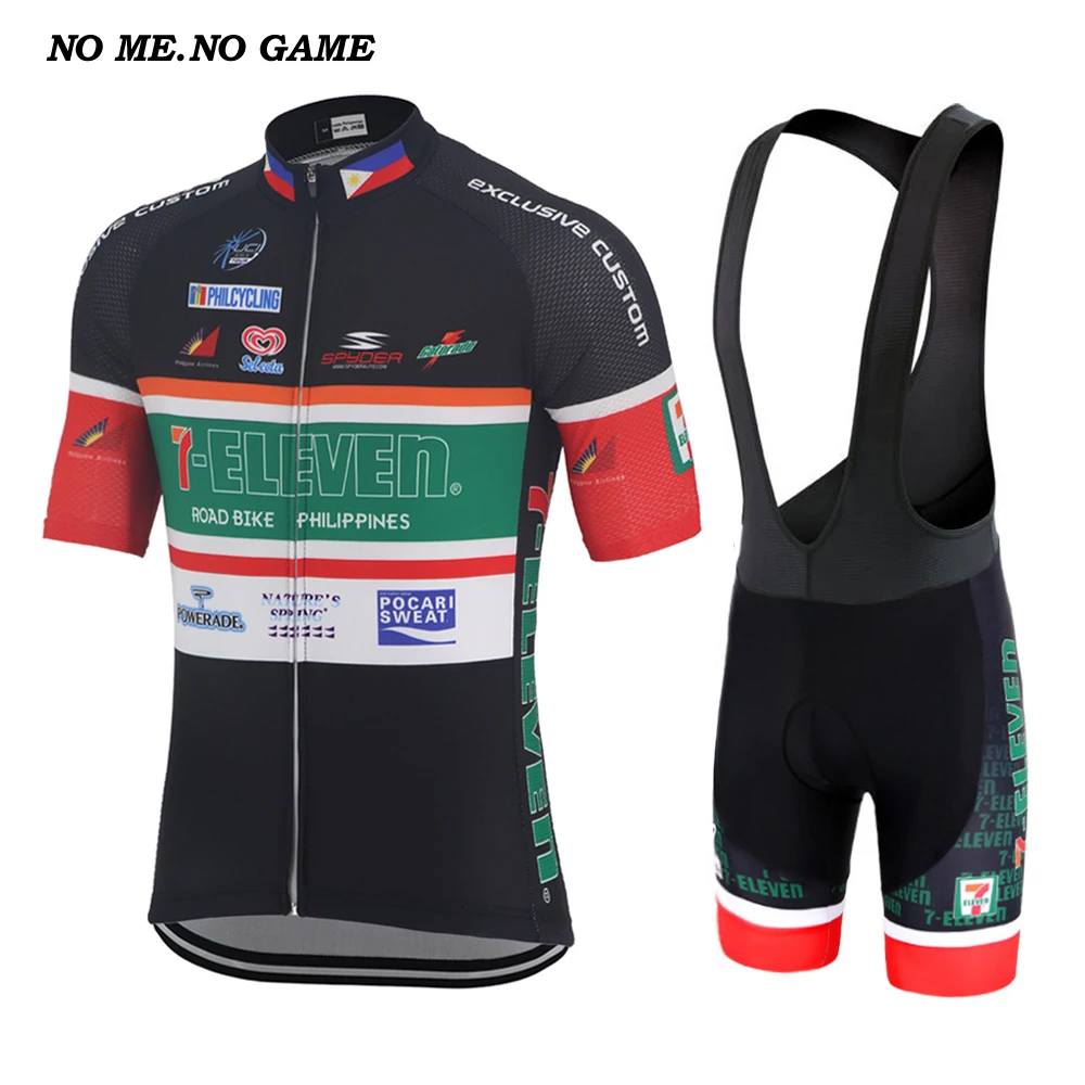 

NO ME NO GAME Summer Cycling Jersey Men Classic Retro Black Team MTB Road Racing Bike Wear Clothing Short Sleeve