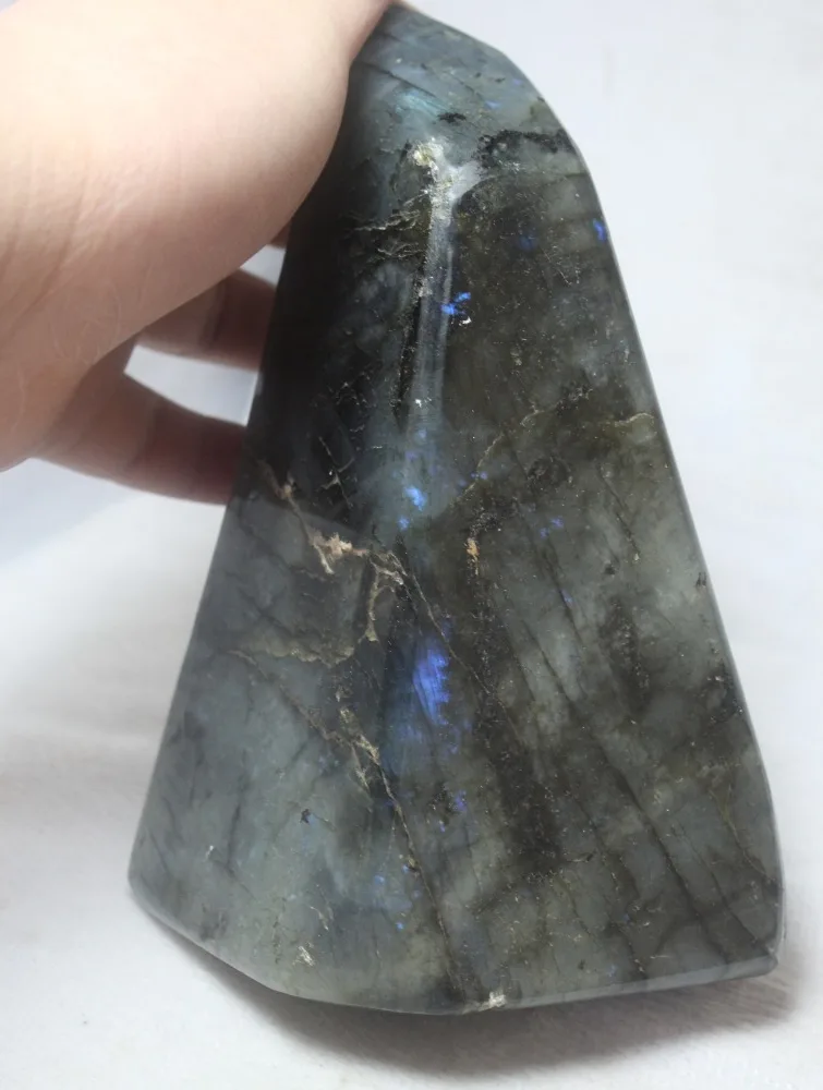

(1925g) Natural Labradorite Crystal Rough Polished