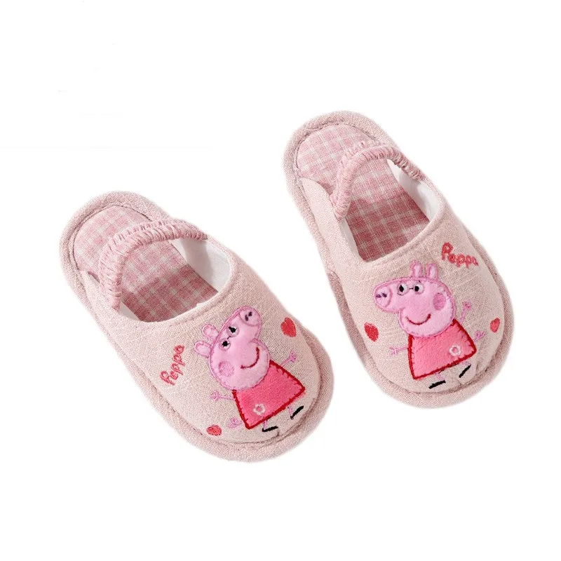 

Spring and summer new indoor soft bottom slippers cute pig non-slip baby slippers Page toddler shoes WJH440
