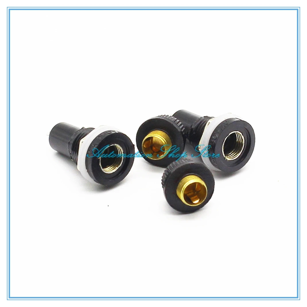 Automobile Fuses Insurance Pipe Seat Panel Mounting Fuse Holder 12mm HRC Fuse Holder BLX-1 5X20 10PCS car fuse holder fuse holder