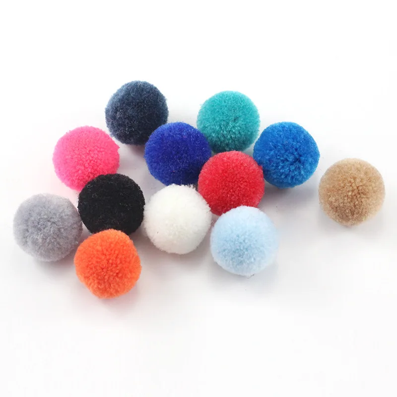Available In 60 Colo Pom Pom Ball New Handmade Pom Pom Ball 1cm Silver Grey