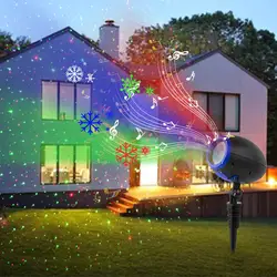 Диско 3 Вт Звук Музыка проектор RGB этап эффект освещения лампы Рождество КТВ музыка вечерние свет ALI88