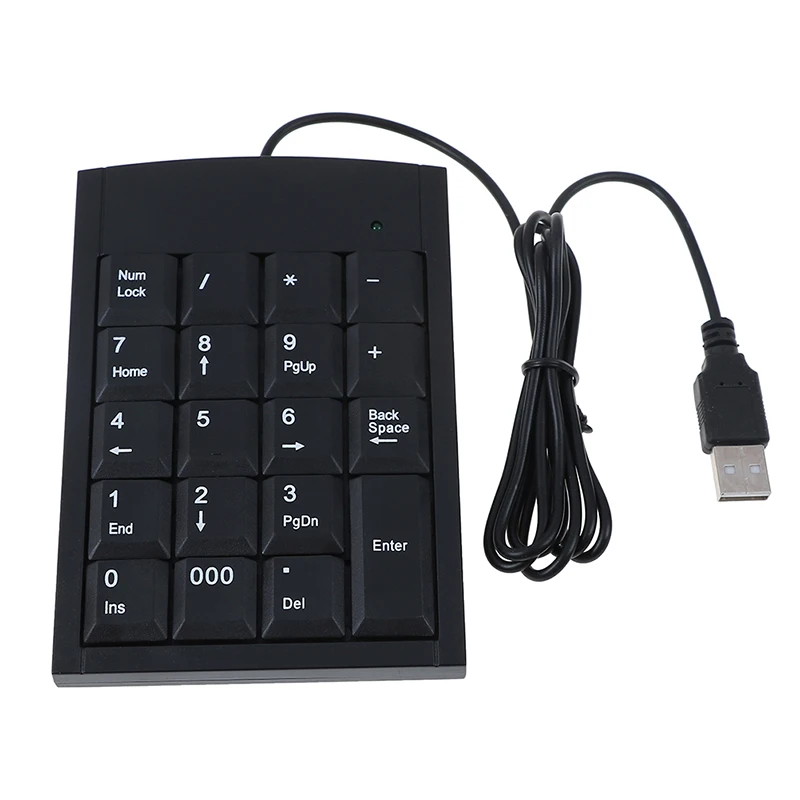 Проводная USB цифровая клавиатура тонкая мини с цифрами 18 клавиш для iMac/Mac Pro/MacBook