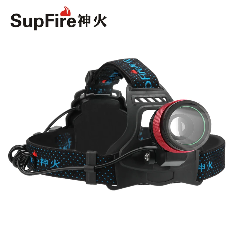 Supfire HL01 CREE XML T6 800 лм налобный фонарь Водонепроницаемая фара AA/14500 батарея для