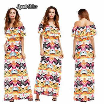 

New Hot Off Shoulder Sexy Beach Dress Women Tunic Swimsuit Bikinis Smock Cover Up Blouse Pareo Popular Dress Smock Sarongs S-2XL