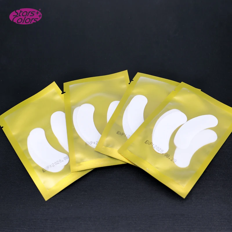 

Starscolor Professional Wholesales Lint Free Cool Eye Pads 1000 Pairs/Boxes Two Pairs Nutrition Eye Patches Package For Salon