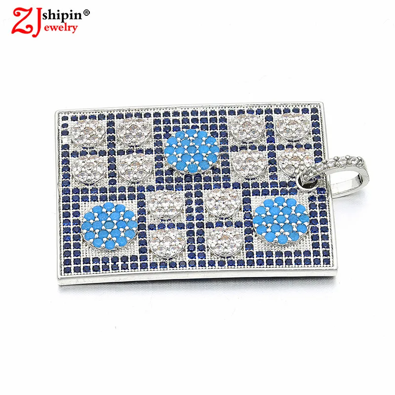 

2018 new bohemian style copper micro inlaid zircon CZ jewelry accessories pendant for jewelry necklace production