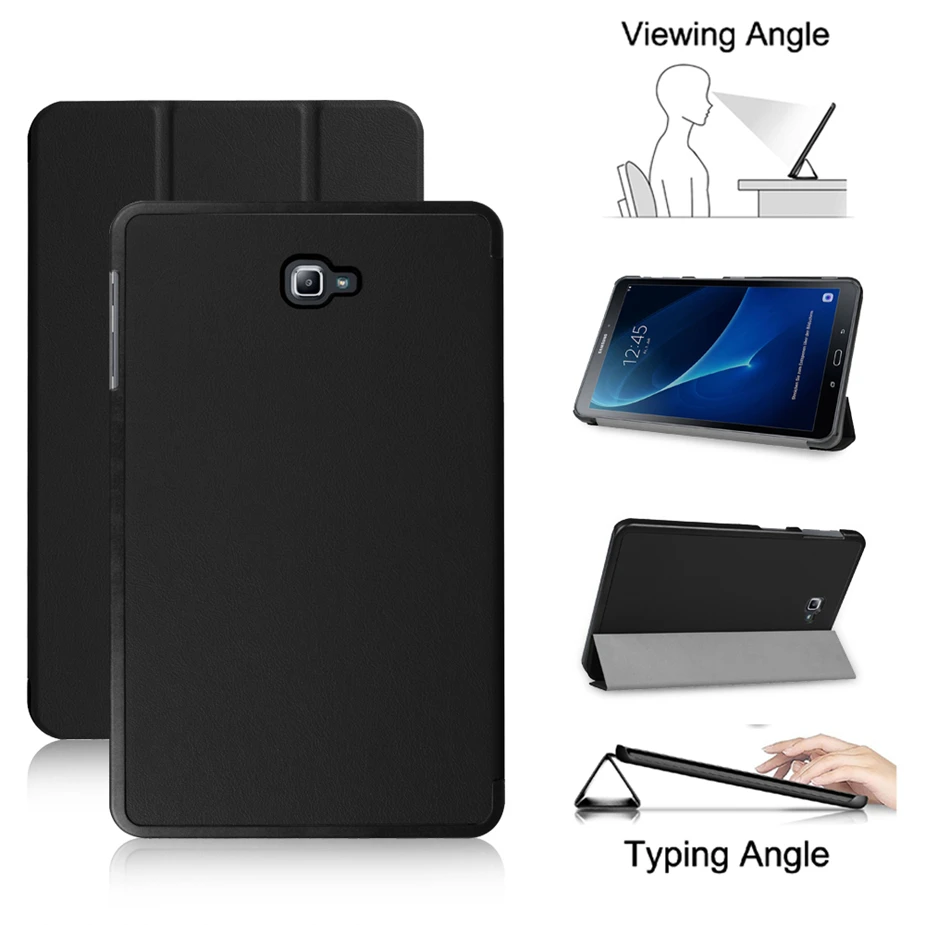

KiKiss Tablet Case for Samsung Galaxy Tab A 10.1 2016 T580 T585 Stand Cover PU Leather Case for Samsung Tab A6 10.1 T580N T580N