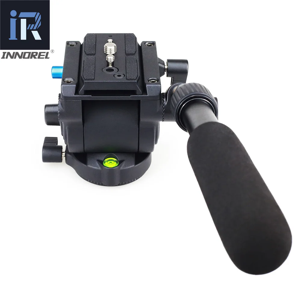Price H60 Panoramic tripod head Hydraulic fluid video head for monopod slider Manfrotto 501PL plates compatible Better than JY0506H