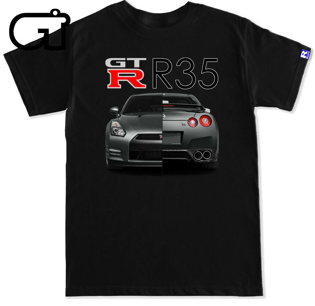 

NISSAN GTR SKYLINE R35 R32 R33 R34 Motor Engine Swap Badge Turbo T SHIRT