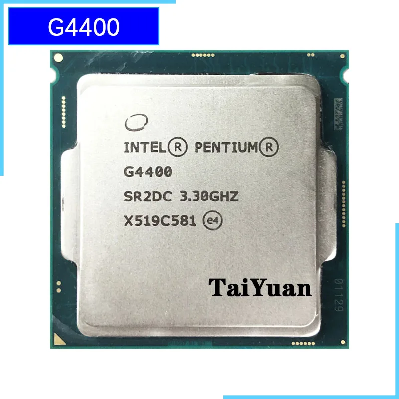 

Intel Celeron G4400 3.3 GHz Dual-Core Dual-Thread 54W CPU Processor LGA 1150