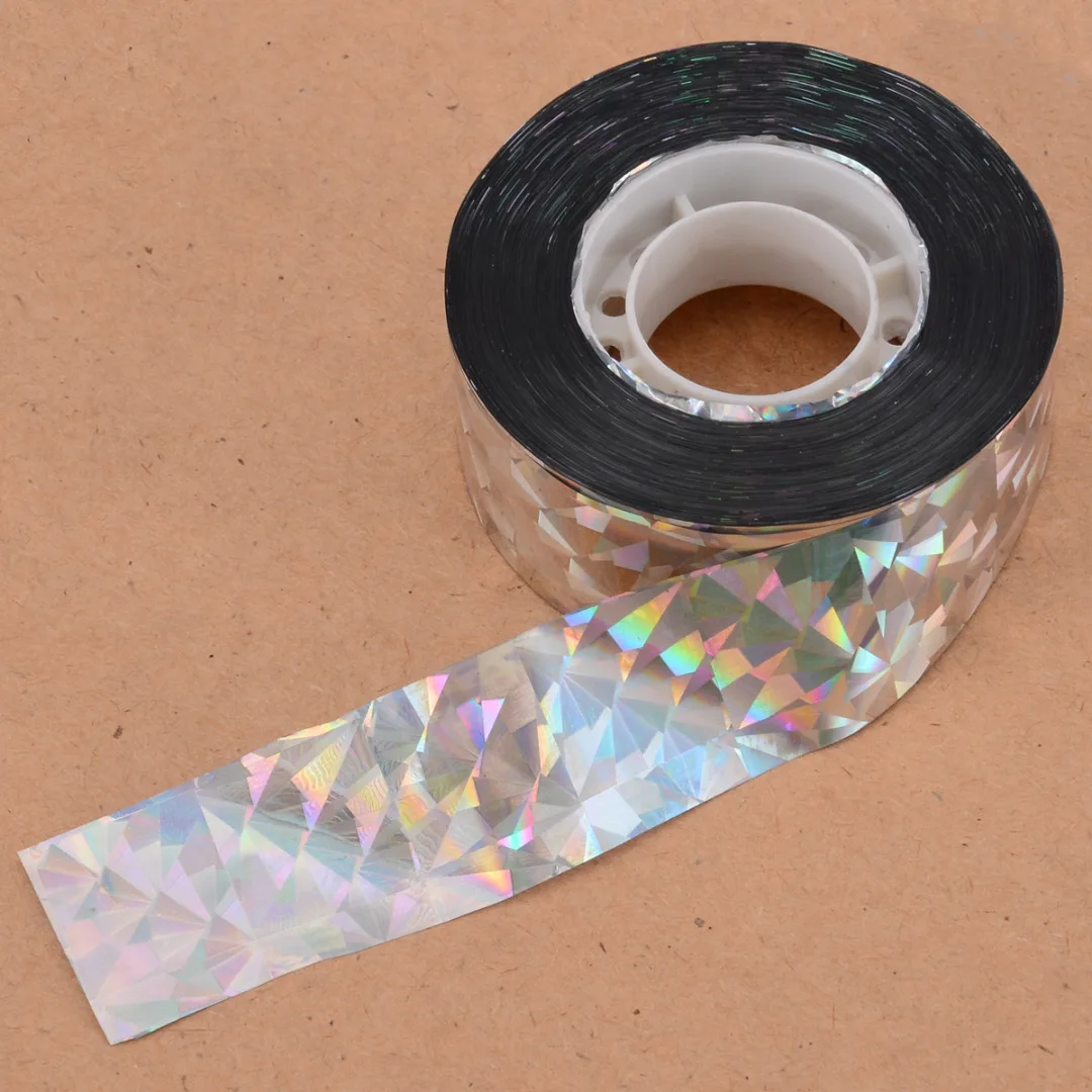 Reflective Bird Scare Tape Audible Repellent Pigeons Fox Repeller Ribbon Deterrent Tapes For Garden Pest Control Tools 45/90M
