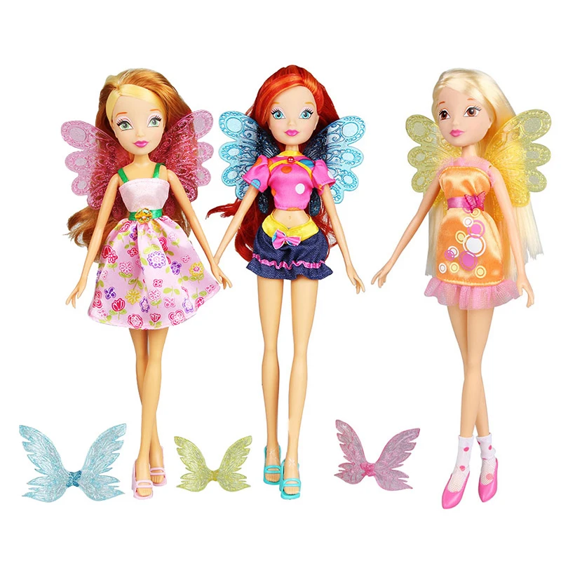 

Winx Club Doll Beautiful girl Action Figures Winx Dolls with Exquisite Wing Classic Toys For Girls Gift