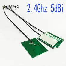 100 ПК 2,4 ГГц 5dbi авнутренняя pcb антенна wifi OMNI IPX для IEEE802.11b/g/n беспроводной локальной сети Системы#2 Wi-Fi антенна по оптовой цене