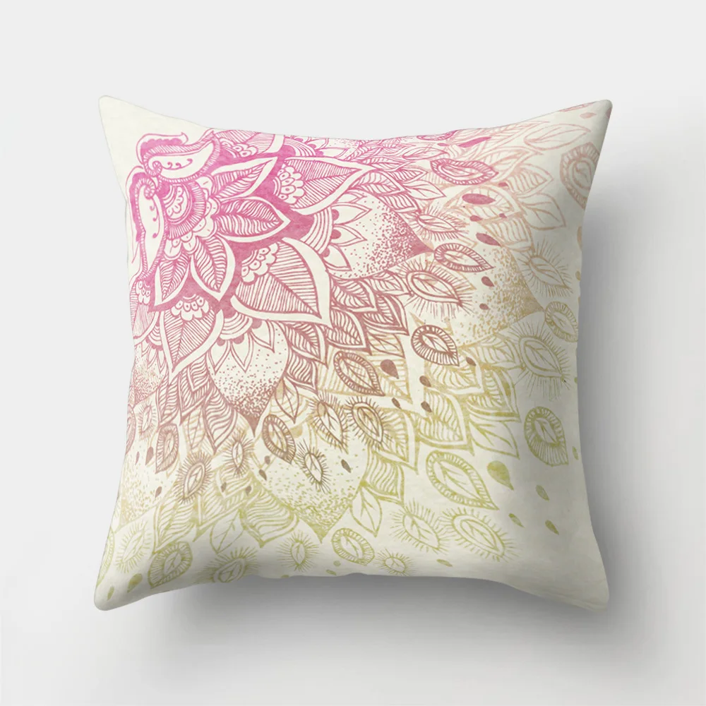 Decorative pillow set Geometric Printed Pillow Case Cover Square 45cm*45cm Polyester Pillowcase Home Decorative zara*women 1pcs