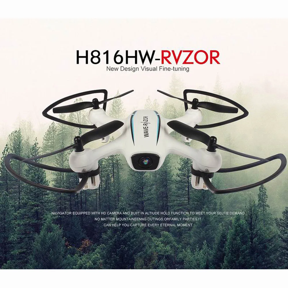 H816HW FPV-системы Дрон с 720 P 120 FOV Wi-Fi HD изображения и высота держать 2.4 г 6 оси |