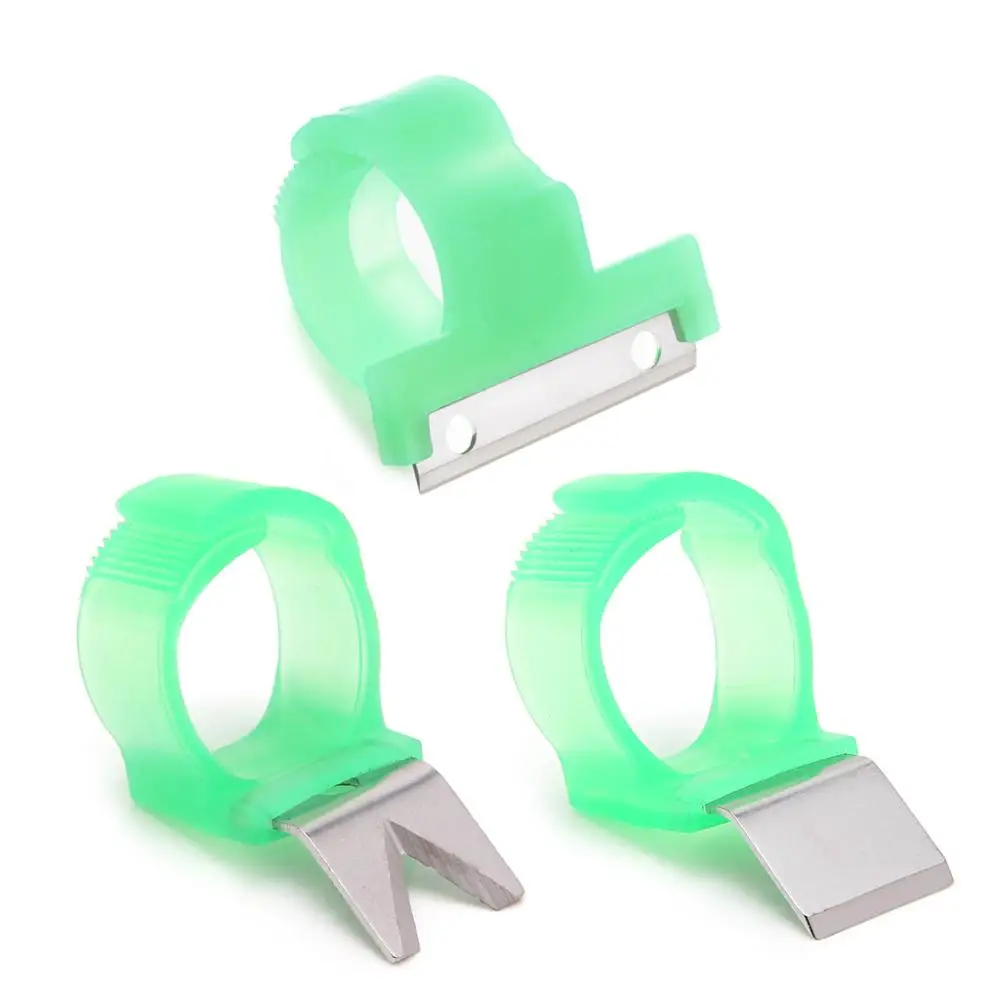 

OOTDTY Garden V Flat T Model Tomato Cucumber Grape Fruit Blade Tool Ring Melon Scissors