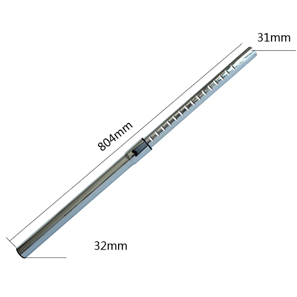 32 мм Металлическая телескопическая труба прямая удлинительная трубка аксессуары для пылесоса
