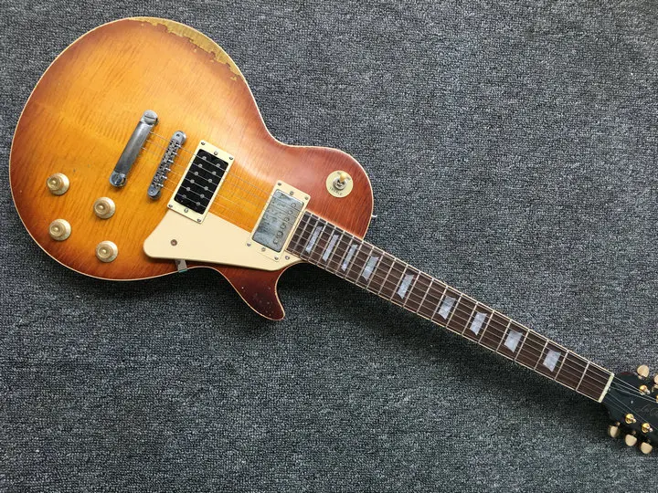 2018 new Custom Shop True Historic Mike McCready 1959 Reissue - Aged/Signed relic lp Electric Guitar free shipping 2018 new Custom Shop True Historic Mike McCready 1959 Reissue - Aged/Signed relic lp Electric Guitar free shipping