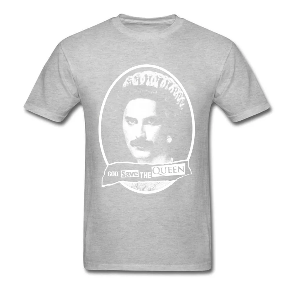 Newest God Save the Queen Short Sleeve T Shirt Summer/Fall Round Collar Pure Cotton Tops T Shirt for Men Clothing Shirt Group God Save the Queen grey