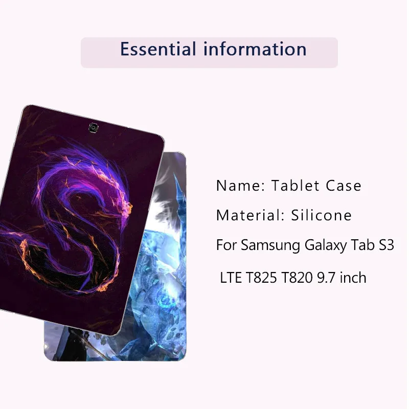 Чехлы для планшетов samsung Galaxy Tab S2 S3 8 0 9 7 4G SM T810 T813 T815 T815C T819 LTE T825 T820 T710 T715 T715C T713