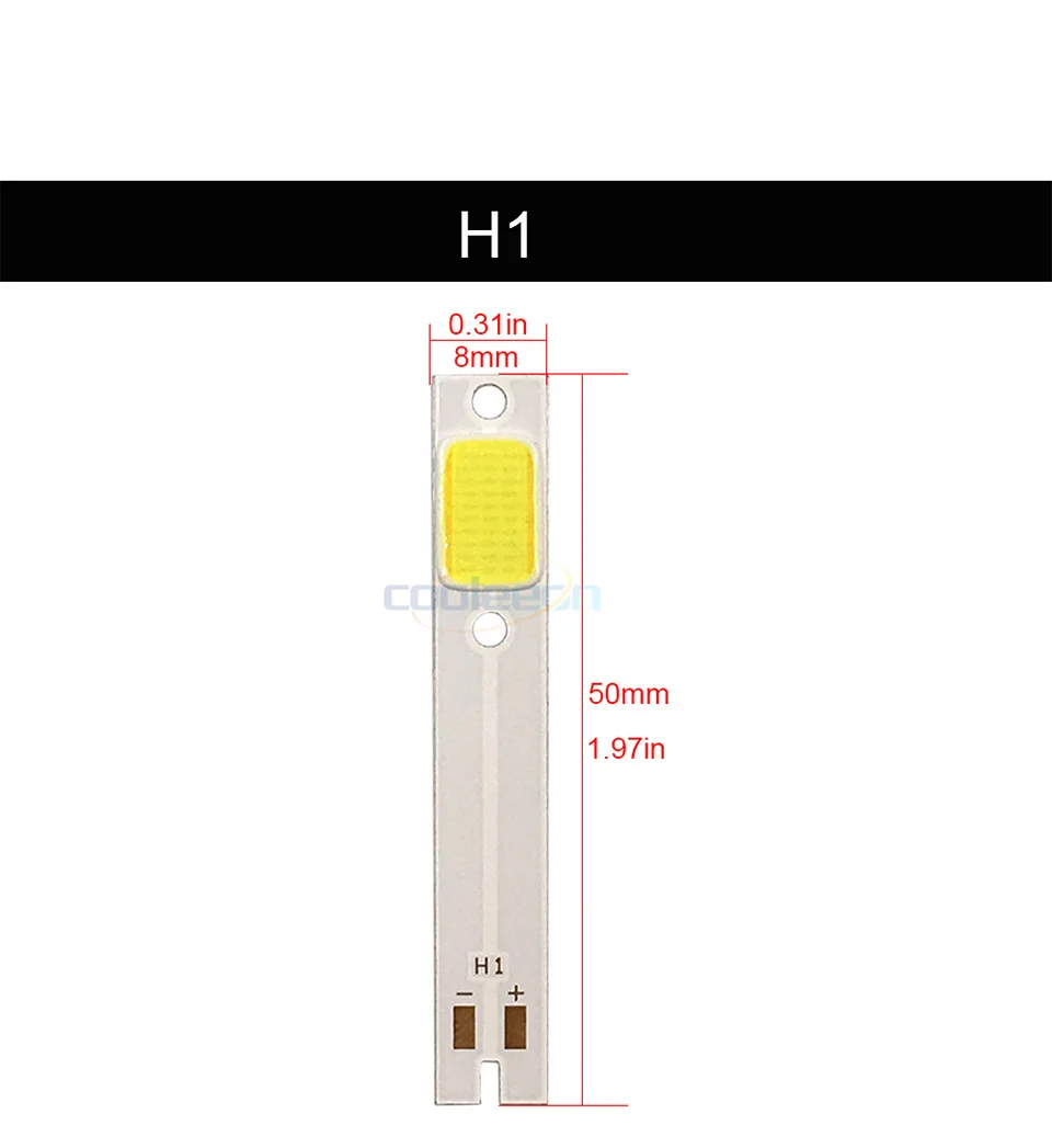 2 шт./лот C6 автомобилей головной светильник лампы COB светодиодный чип на плате светильник источник H1 H3 H4 H7 H11 9004 9005 9006 9012 880 налобный фонарь COB лампы