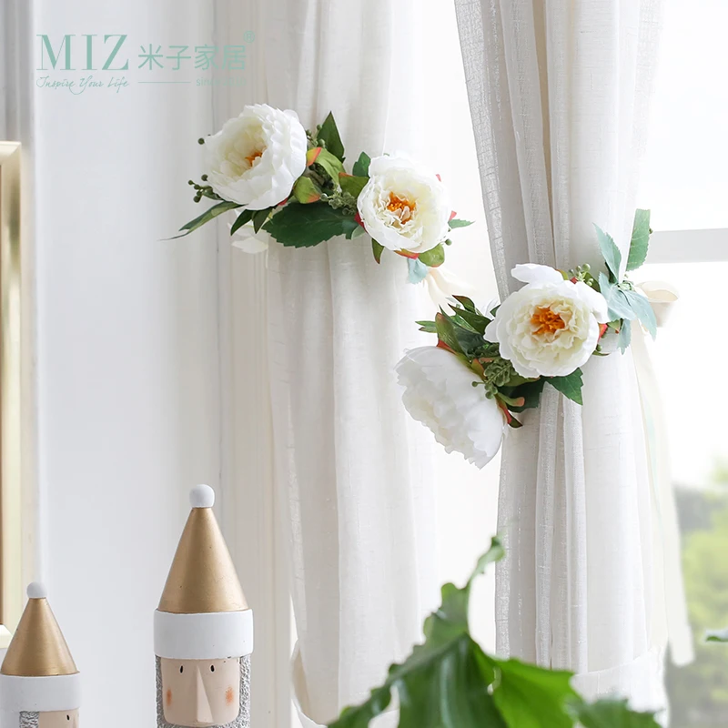 Miz 1 Piece Curtain Accessories Decorative Tiebacks Wedding Curtain