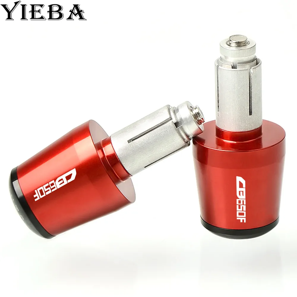 

2pcs CNC Motorcycle Handlebar Cap Hand Grips Bar End Plug 7/8'' 22mm Hand Bar Ends for HONDA CB650F CB 650F CB 650 F 2014-2016