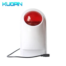 Беспроводная наружная Вспышка Сирена 433HMz частотное использование для домашней охранной безопасности GSM сигнализация системы гром воров стробоскоп сирена