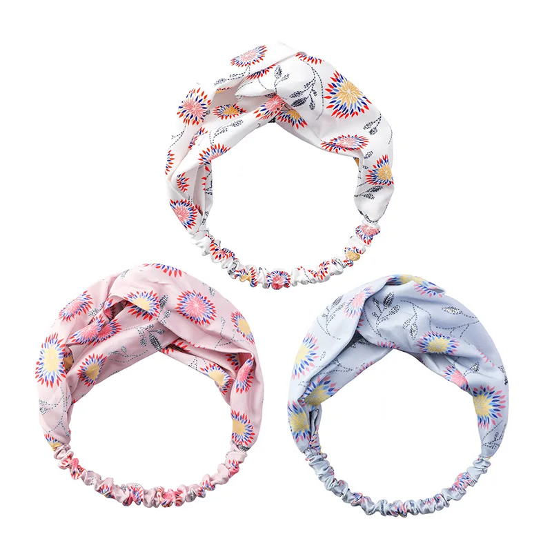 

MOLIXINYU Solid Cotton Baby Headband Hat Baby Kids Headbands Soft Comfortable Cat Turban Children Flower Hair Accessories