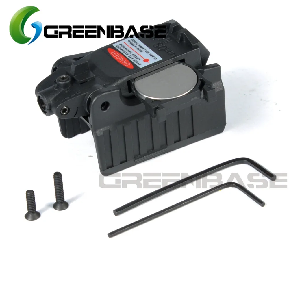 Greenbase Tactical Red Dot laser Sight Scope for Airsoft KWA KSC Glock 17 22 23 25 27 28 43 Pistol Iron Rear Sight-1