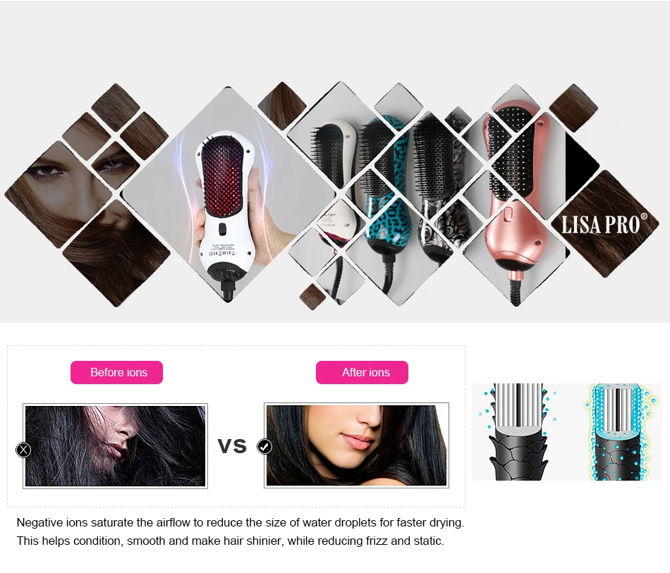 Infrared Hair Straightening Brush D039 (8)
