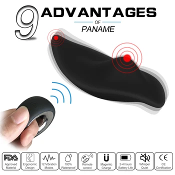 Panties Vibrator for Women Wireless Remote Vibrating Panties Clitoral Stimulate Invisible Vibrating Egg Adult Sex Toy for Couple 2